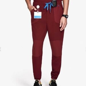 Women's Limited Edition Burgandy Disney | Figs Skinny Jogger, Size M